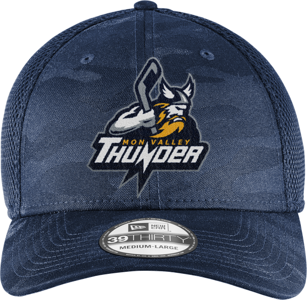 Mon Valley Thunder New Era Tonal Camo Stretch Tech Mesh Cap