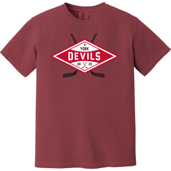 York Devils Heavyweight Ring Spun Tee