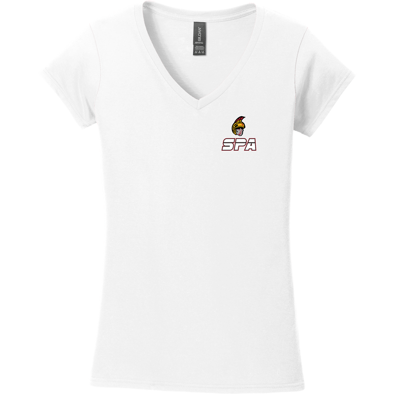 Seacoast Spartans Softstyle Ladies Fit V-Neck T-Shirt