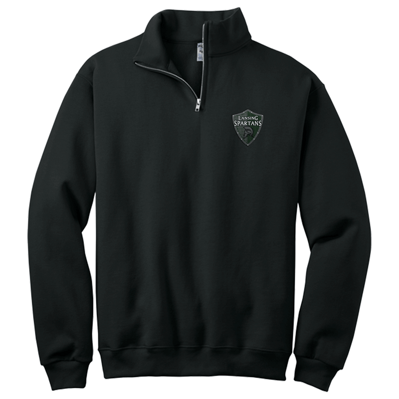 Lansing Spartans NuBlend 1/4-Zip Cadet Collar Sweatshirt