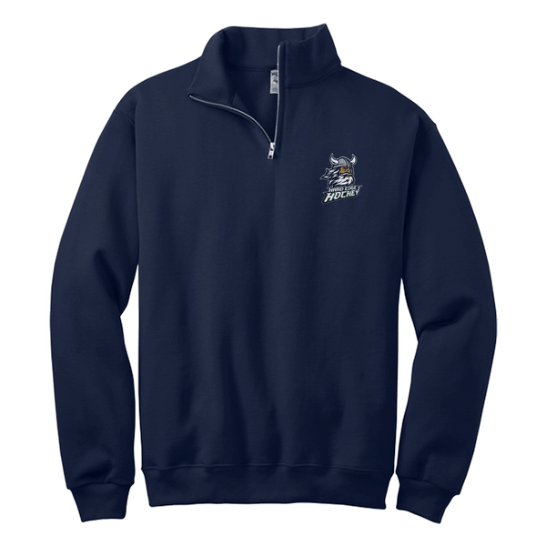 Hard Edge Hockey NuBlend 1/4-Zip Cadet Collar Sweatshirt