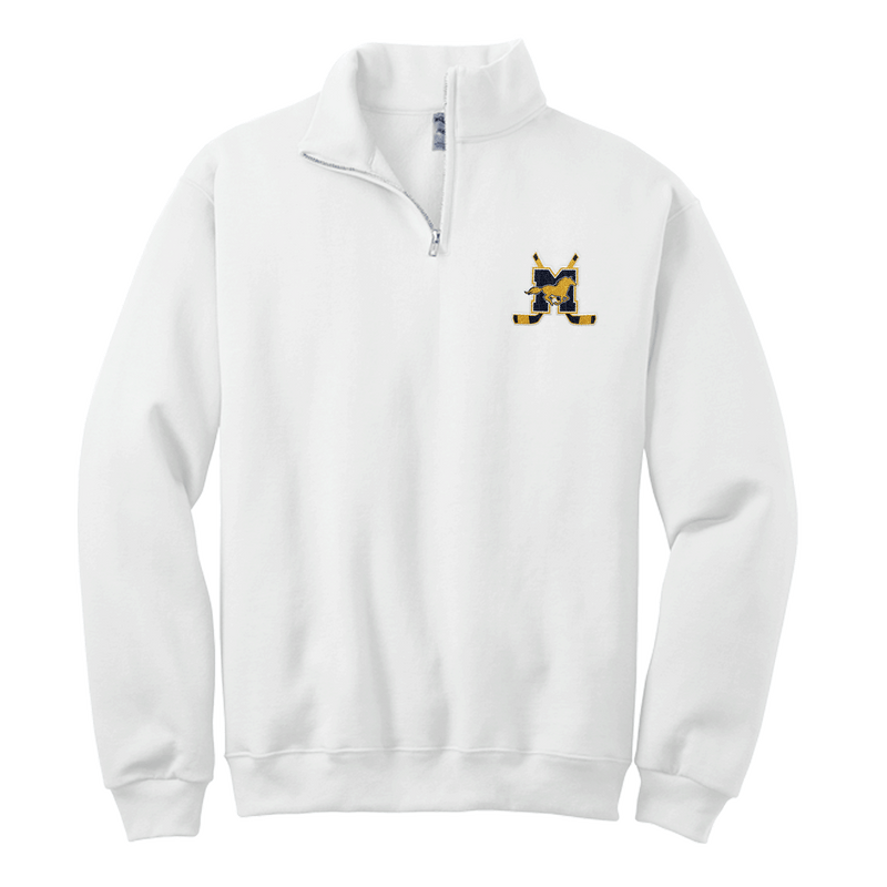 Marlboro Hockey NuBlend 1/4-Zip Cadet Collar Sweatshirt