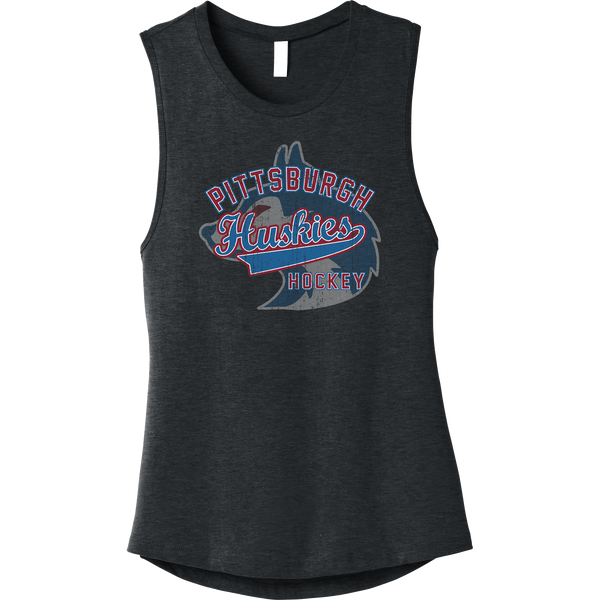 Pittsburgh Huskies Womens Jersey Muscle Tank