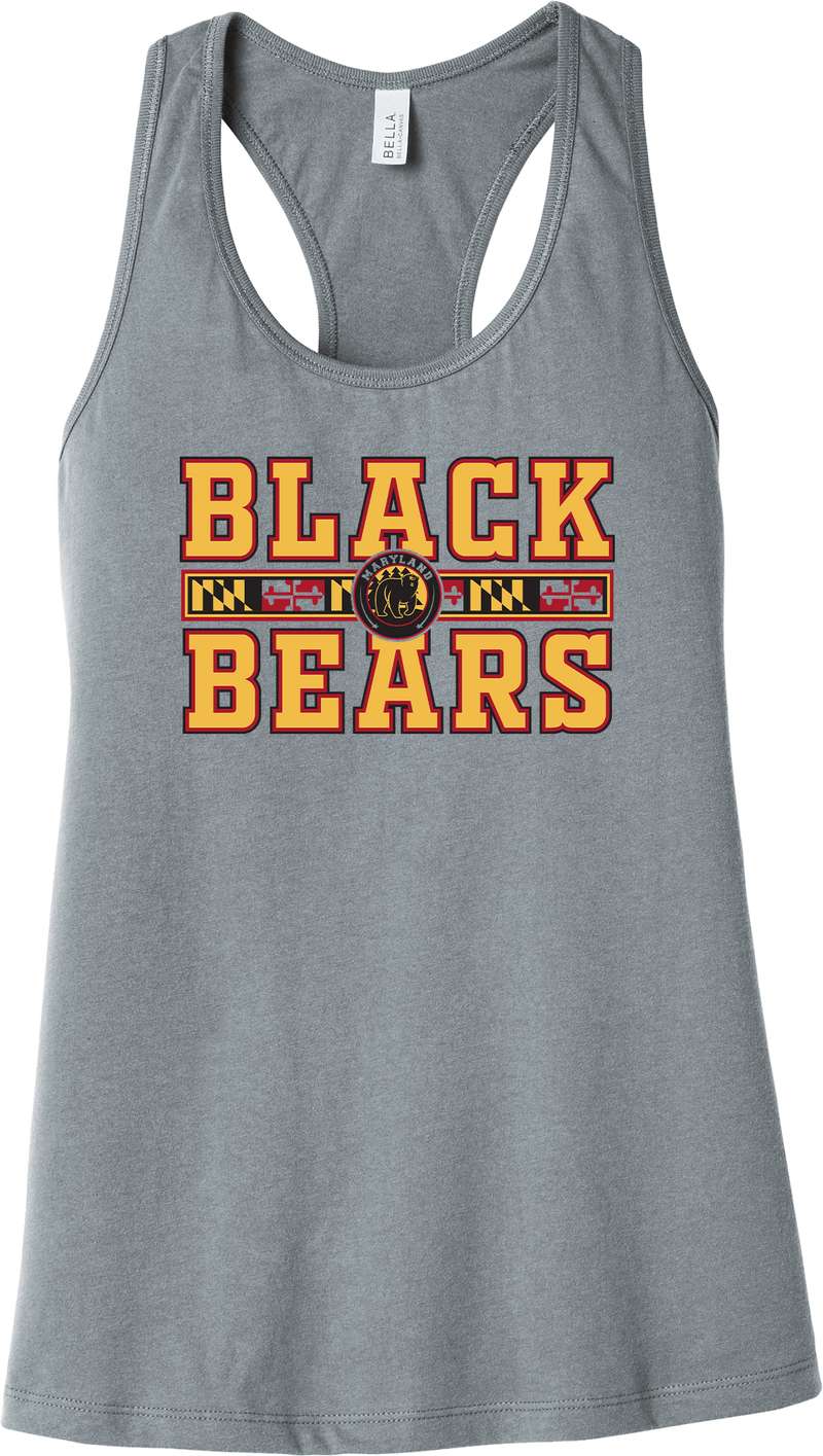 Maryland Black Bears Womens Jersey Racerback Tank