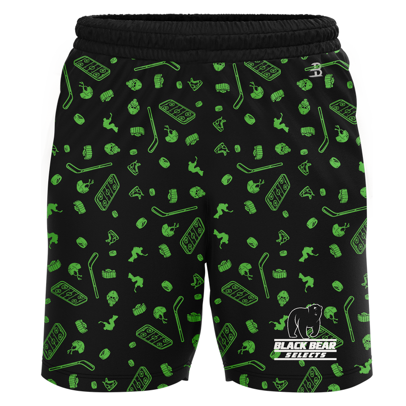 Black Bear Selects Youth Sublimated Pattern Shorts