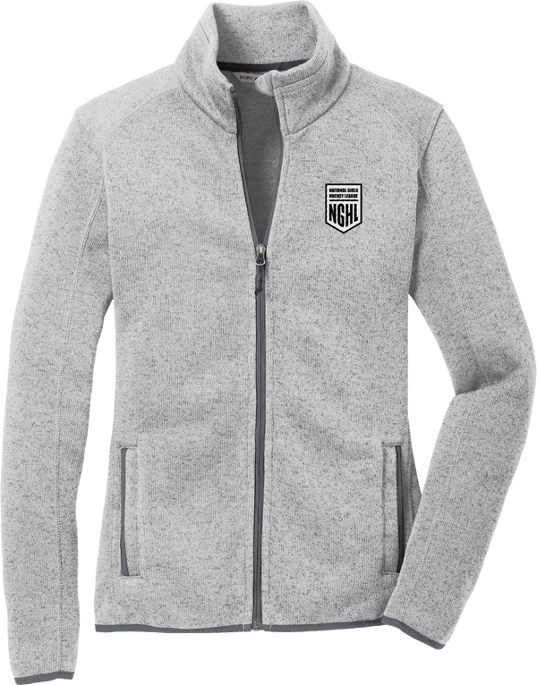 NGHL Ladies Sweater Fleece Jacket