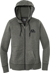 Igloo Jaguars New Era Ladies French Terry Full-Zip Hoodie