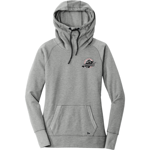 Allegheny Badgers New Era Ladies Tri-Blend Fleece Pullover Hoodie