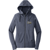 Royals Girls New Era Ladies Tri-Blend Fleece Full-Zip Hoodie