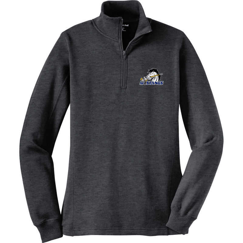 Mid-State Mustangs Ladies 1/4-Zip Sweatshirt