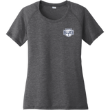 Montclair Blues Ladies PosiCharge Tri-Blend Wicking Scoop Neck Raglan Tee