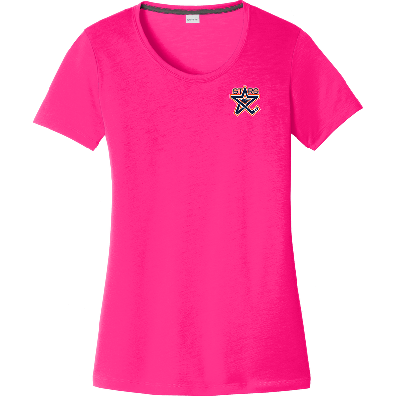 NY Stars Ladies PosiCharge Competitor Cotton Touch Scoop Neck Tee