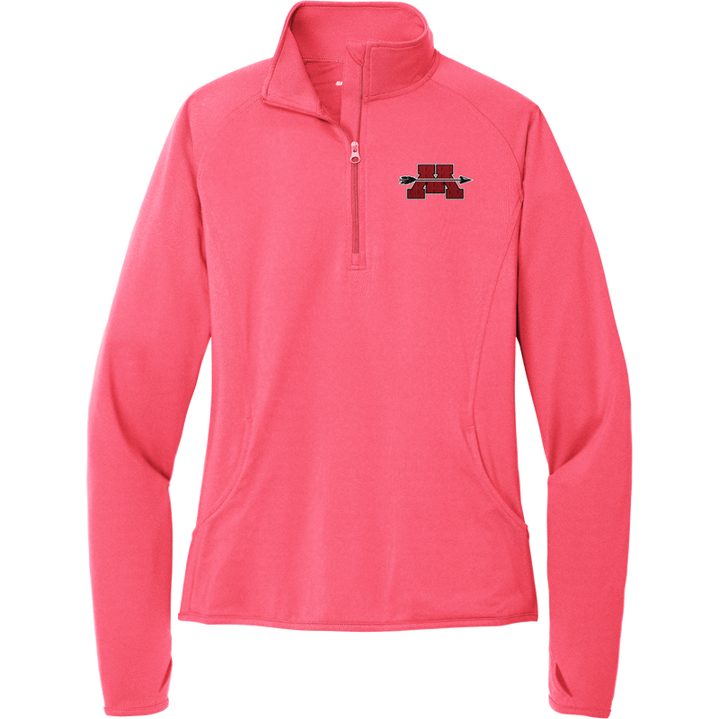 Mercer Arrows Ladies Sport-Wick Stretch 1/4-Zip Pullover