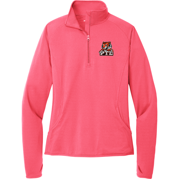 Princeton Tiger Lilies Ladies Sport-Wick Stretch 1/4-Zip Pullover