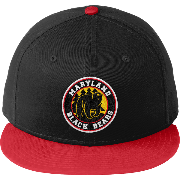 Maryland Black Bears New Era Flat Bill Snapback Cap