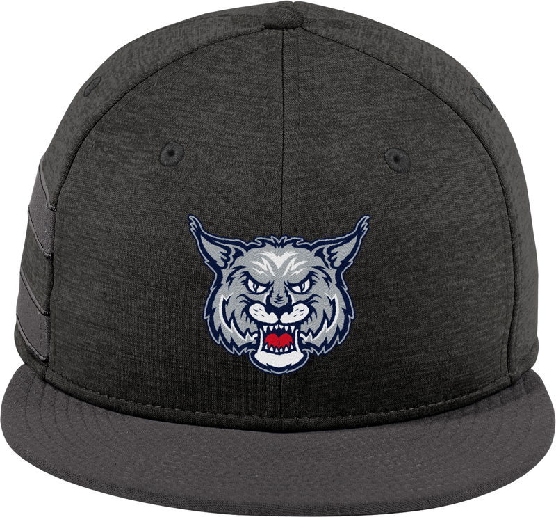 CT Bobcats New Era Shadow Heather Striped Flat Bill Snapback Cap