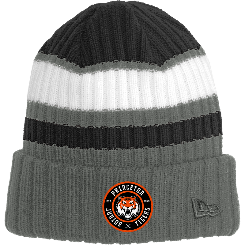 Princeton Jr. Tigers New Era Ribbed Tailgate Beanie