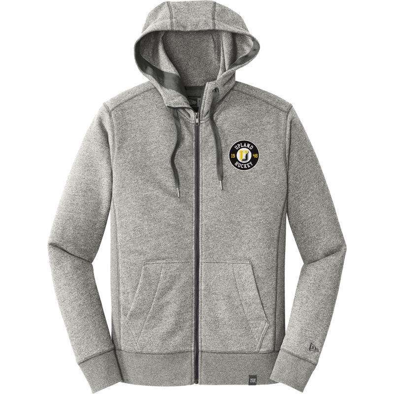 Upland Country Day School New Era French Terry Full-Zip Hoodie