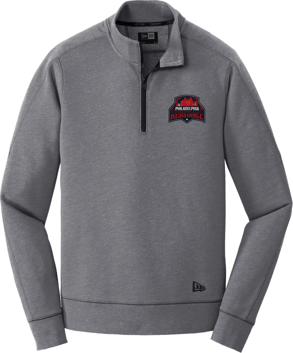 Philadelphia Resistance New Era Tri-Blend Fleece 1/4-Zip Pullover