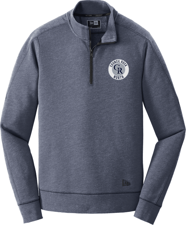 Council Rock North New Era Tri-Blend Fleece 1/4-Zip Pullover