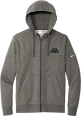 Igloo Jaguars Nike Club Fleece Sleeve Swoosh Full-Zip Hoodie