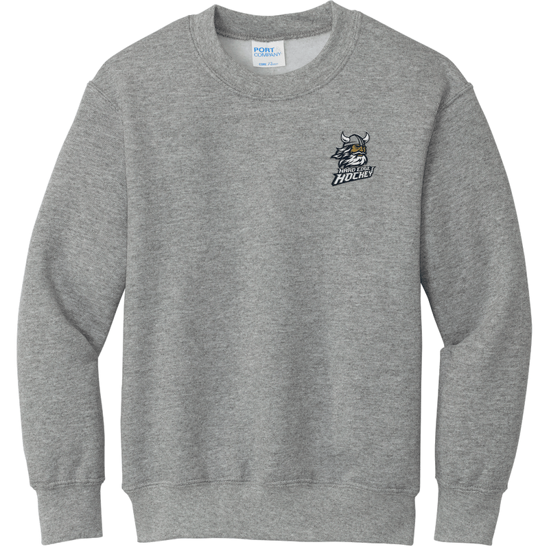 Hard Edge Hockey Youth Core Fleece Crewneck Sweatshirt