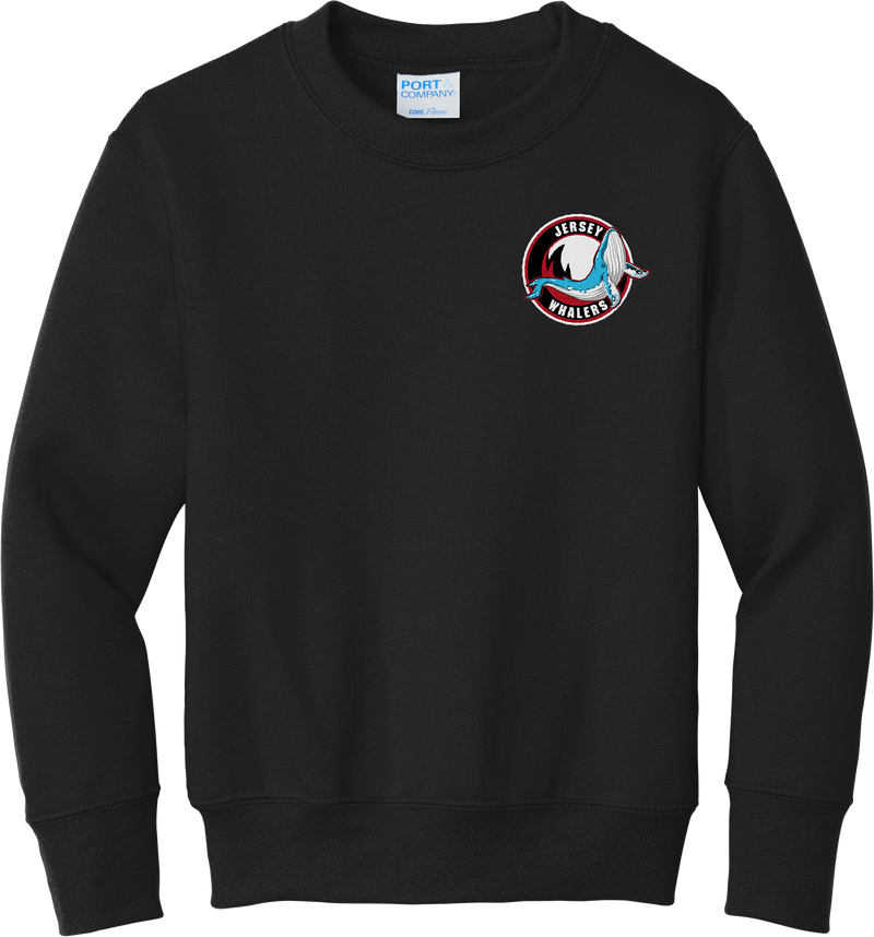 Jersey Shore Whalers Youth Core Fleece Crewneck Sweatshirt