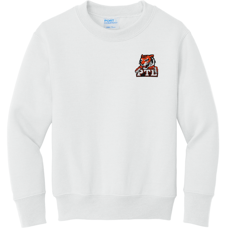 Princeton Tiger Lilies Youth Core Fleece Crewneck Sweatshirt