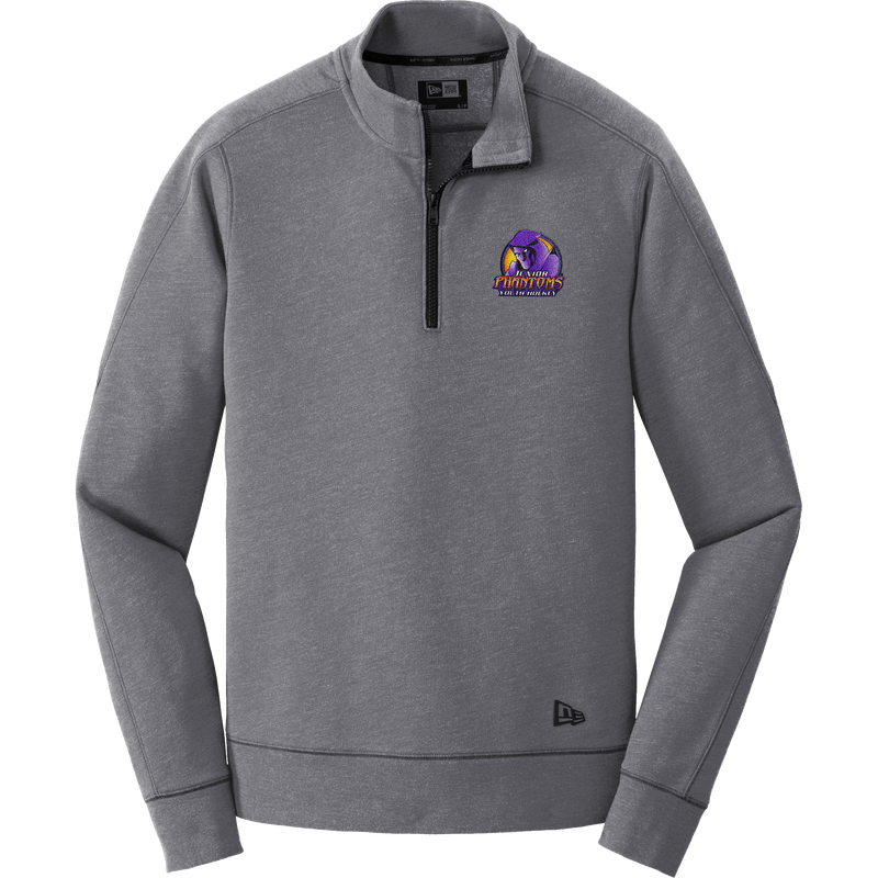 Jr. Phantoms New Era Tri-Blend Fleece 1/4-Zip Pullover