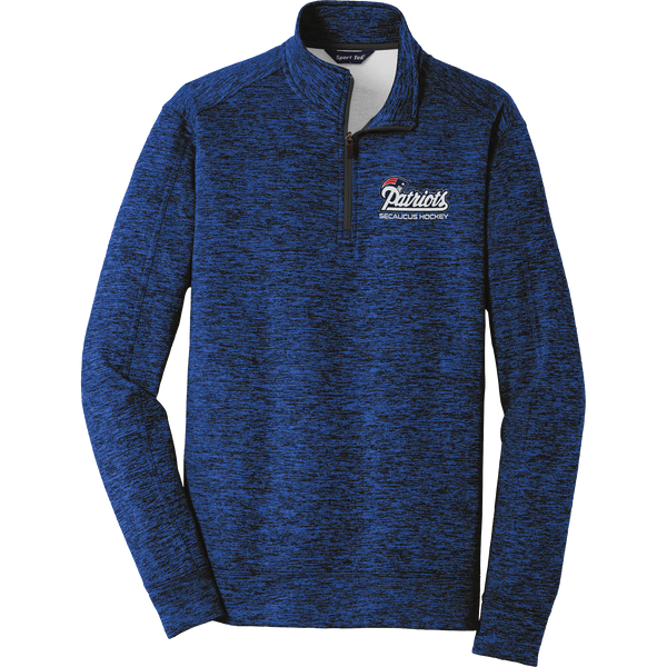 Secaucus Patriots PosiCharge Electric Heather Fleece 1/4-Zip Pullover