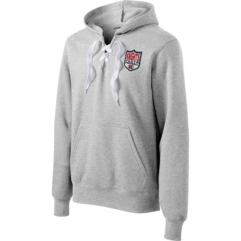 Knights Youth Football Lace Up Pullover Hooded Sweatshirt