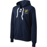 Marlboro Track and Field Lace Up Pullover Hooded Sweatshirt