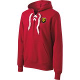 King's College Lace Up Pullover Hooded Sweatshirt