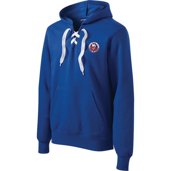 PAL Jr. Islanders Lace Up Pullover Hooded Sweatshirt