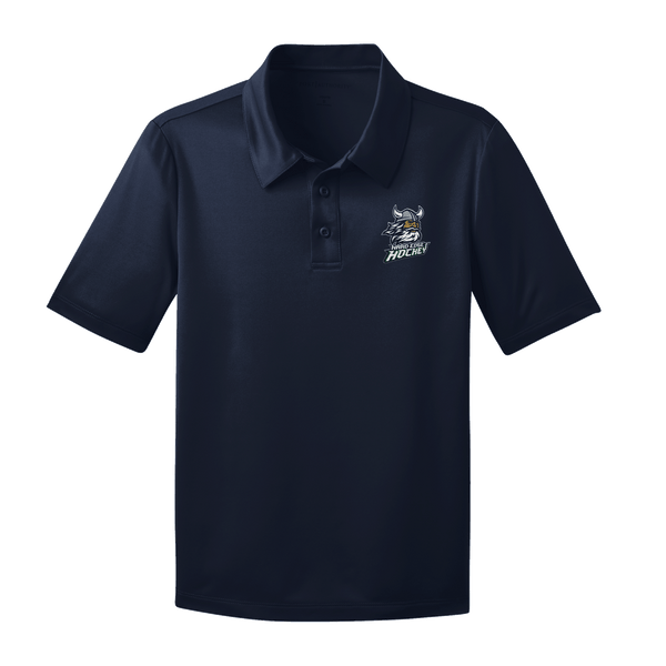 Hard Edge Hockey Youth Silk Touch Performance Polo