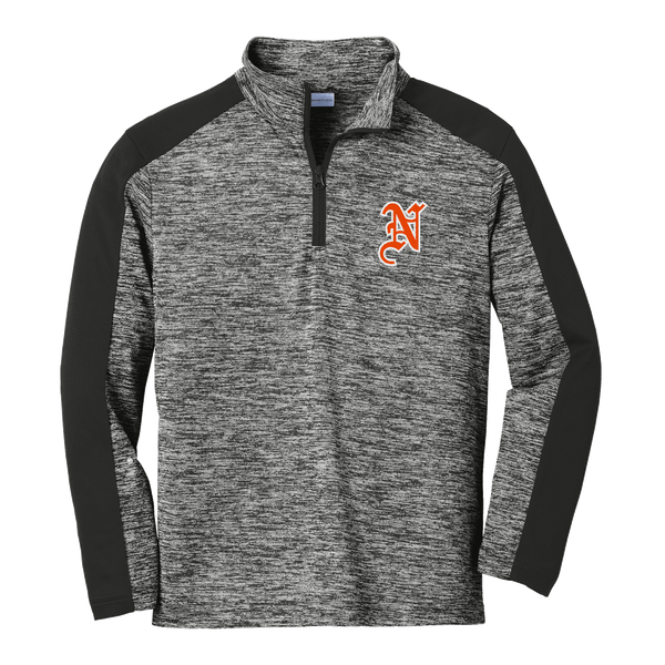 Midd North Hockey Youth PosiCharge Electric Heather Colorblock 1/4-Zip Pullover