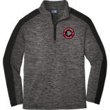 South Pittsburgh Rebellion Youth PosiCharge Electric Heather Colorblock 1/4-Zip Pullover