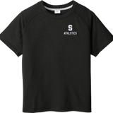 Midd South Athletics Youth PosiCharge Tri-Blend Wicking Raglan Tee